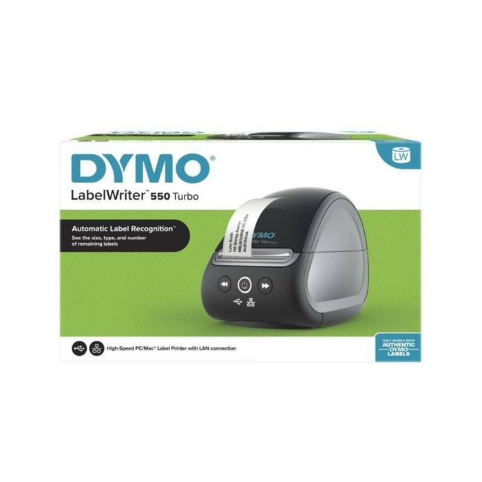 Dymo Label Printer With High-speed Thermal Printing - Labelwriter 550t Turbo