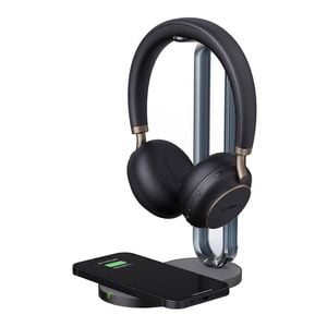 Yealink Bh76 Plus Uc Black Bluetooth Stereo Headset With Charging Stand