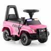 Costway 6v Electric Kids Ride On Car Police Car Toy Vehicle Pink