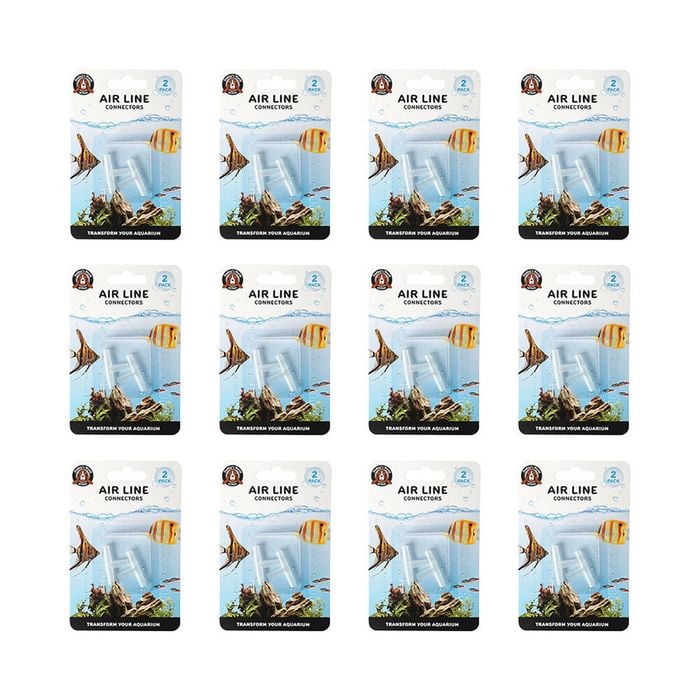 24pc Dudley's World Of Pets Aquarium/Fish Tank Tube Connector T