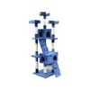 Yes4pets 170cm Cat Scratching Post Tree Post House Tower With Ladder Furniture Blue
