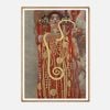 Galrie Gustav Klimt's Hygieia (1907) - Iconic Art Nouveau Print, Wood Frame, 50 x 70cm (20 x 28inch)