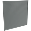 ProtectorAl 1001 - 2000 x 1001-2000mm Monument Horizontal 5mm Overlap Aluminium Welded Louver Panel