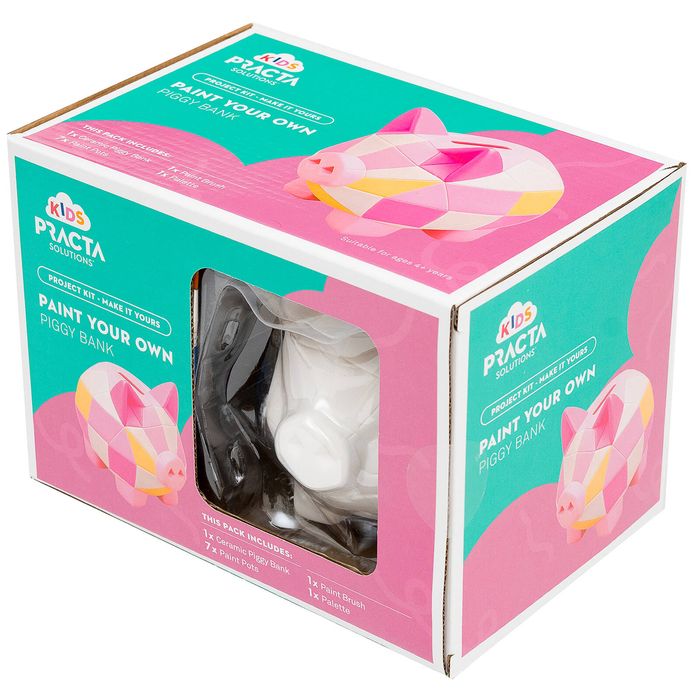 Practa Kids Paint Your Own Ceramic Piggy Bank