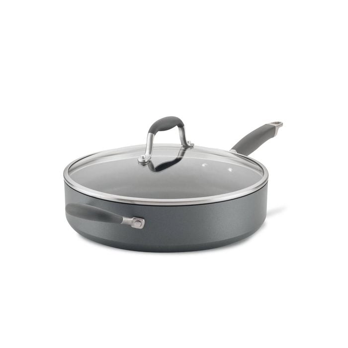 Advanced Home Nonstick Covered Saute with Helper Handle 30cm/4.7L Moonstone