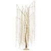 Christabelle Silver Willow Tree 180cm Christmas Display Warm White LED Lights Flexible Branches & Hanging Strands