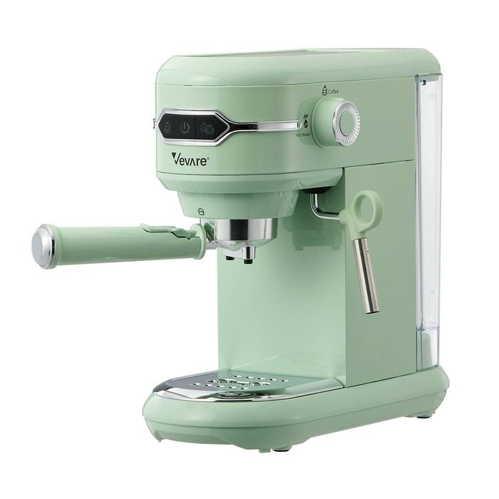 Vevare Espresso Coffee Machine Latter Cappuccino Maker 19 Bar Milk Frother Mint