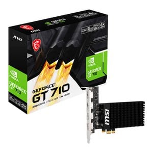 Msi Gt 710 2gd3h 4hdmi 2gb Ddr3 Graphics Card