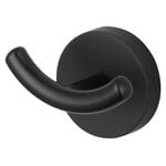 Mondella Resonance Matte Black Double Robe Hook
