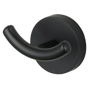 Mondella Resonance Matte Black Double Robe Hook