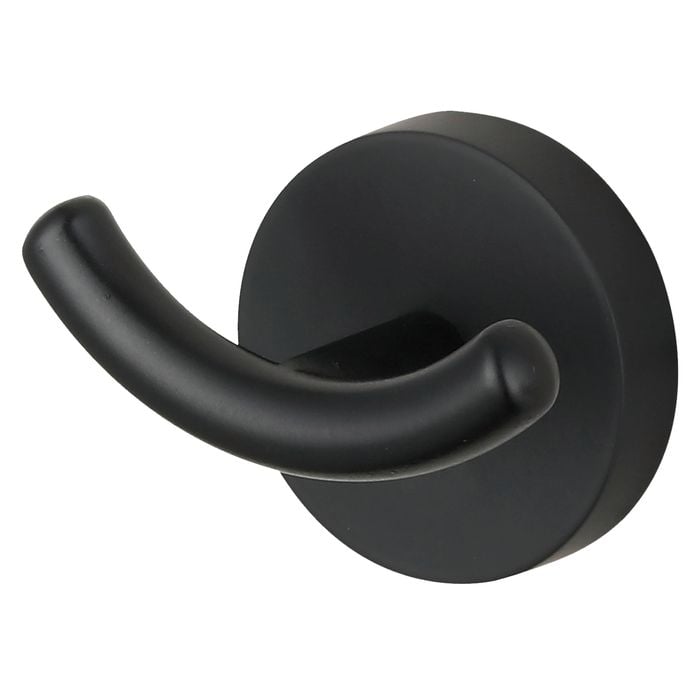 Mondella Resonance Matte Black Double Robe Hook