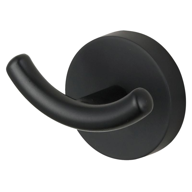 Mondella Resonance Matte Black Double Robe Hook