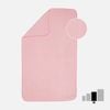 Decathlon - Microfibre Swimming Towel Size L 80 X 130 Cm - Striped Light Pink - One Size