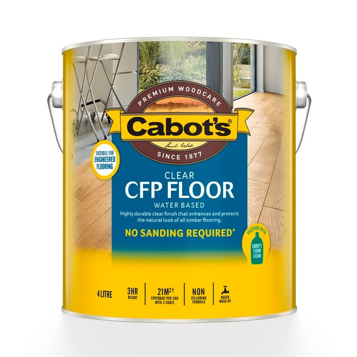 Cabot's 4L Water Based Matt CFP Floor
