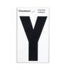 Sandleford 85mm Black Cut Out Self Adhesive House Letter Y