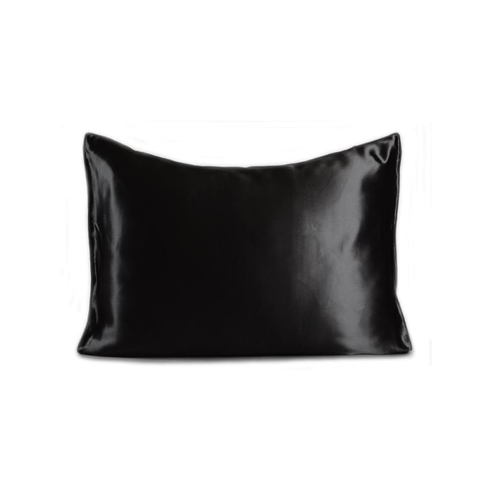 Satin Pillowcase Set - Black