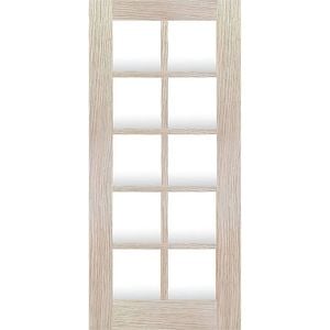 Woodcraft Doors 2120 x 920 x 40 Clear Safety Entrance Door BOSD10