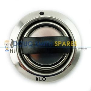 Omega Rangehood Silver Knob & Bezel DCB0350C