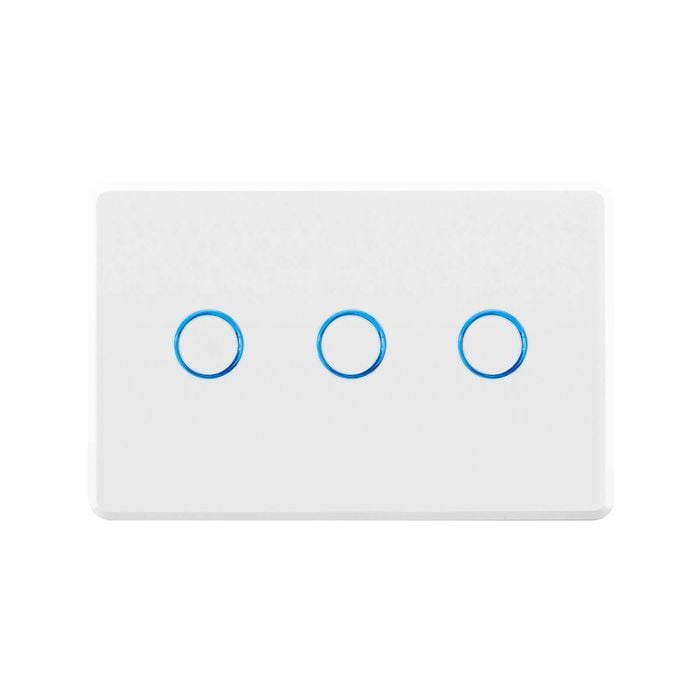 Deta Touch Activated Triple Gang Light Switch