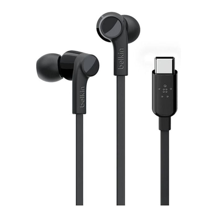 Belkin Rockstar USB-C In-Ear Headphones - Black [G3H0002BTBLK]