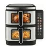 Kitchen Couture Dual Drawer Vertex Air Fryer 11l – Compact Stacked Design For Family Kitchens Stainless Steel