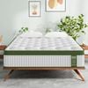 BedStory 34cm Queen Latex Hybrid Mattress Pocket Spring Medium for Orthopedic Comfort & Resilient Support