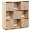vidaXL Hardwood Pine Highboard Buffet Side Cabinet Sideboard Home Organiser