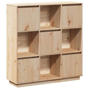 vidaXL Hardwood Pine Highboard Buffet Side Cabinet Sideboard Home Organiser