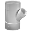 100mm 45° PVC DWV Female And Female Plain Junction