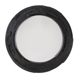 Dunbar Round Wall Mirror - Black