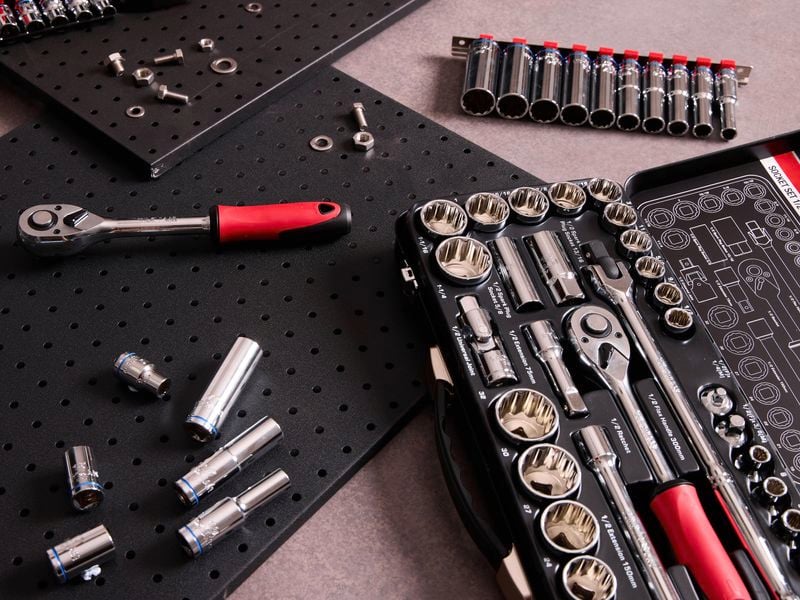 Inside the Trojan tool shop at The Block Bunnings HQ
