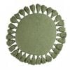 Lorraine Lea Cadence Cushion Olive