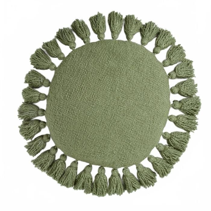 Lorraine Lea Cadence Cushion Olive