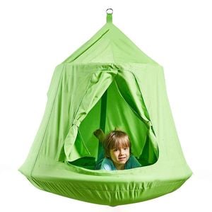 Residential 115 X 100cm Sensory Tent Swing With Lights - Green