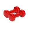 2pk Vinyl Dipped Weighted Dumbbell 3kg Home Gym Workout Set