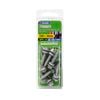 Zenith 12G x 30mm Galvanised Hex Head With Seal Timber Screws - 10 Pack