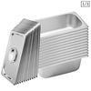 SOGA 12X 1/3 GN Pan 10cm With Lid – Stainless Steel