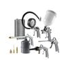 Ozito 9 Piece Air Tool And Accessories Kit