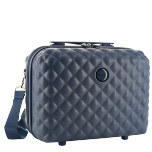 Pierre Cardin Beauty Case Hard Shell Makeup Cosmetic Organizer Travel in Teal