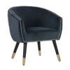 Modern Furniture DENIZ 65x77cm Lounge Chair Modern Furniture- Denim Blue