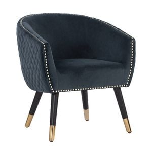 Modern Furniture DENIZ 65x77cm Lounge Chair Modern Furniture- Denim Blue
