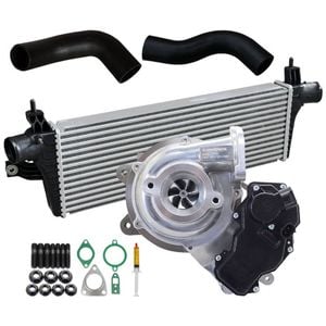 Upgrade Billet Turbo Charger With 50mm Intercooler & Hoses For Toyota Hilux 1gd-ftv 2.8l 2015-2020
