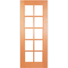 Woodcraft 2040 x 820 x 40mm Entrance Door Flash Bevelled Safety Glass