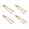 4pk Maxwell & Williams Evergreen Bamboo Toast Tongs Ergonomic Handle - 21 Cm