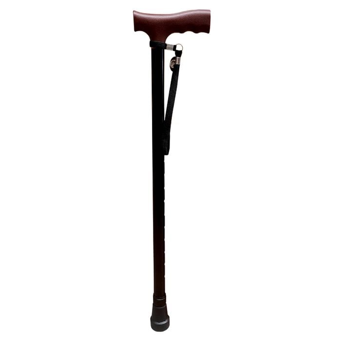 Livingstone Walking Stick Aluminium Black Adult Adjustable 70 5-93cm