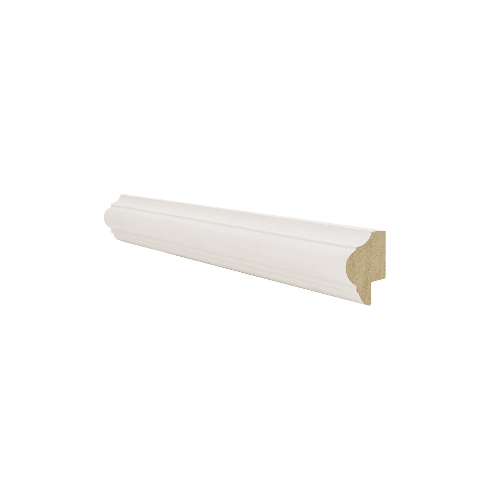easycraft 2700 x 48 x 28mm Classic Rebated easyDADO RAIL Primed MR MDF E0