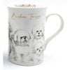 Muddy Paws Bichon Frise Mug 360ml New Bone China Drinking Cup
