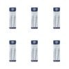 6pk Malli Aluminium/plastic Circular Knitting Needles Yarn Tool 4mm Grey