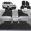 6D Diamond Car Floor Mats for Land Rover Discovery (D4)2009-2017-Ultimate Set-Black-Outback GT