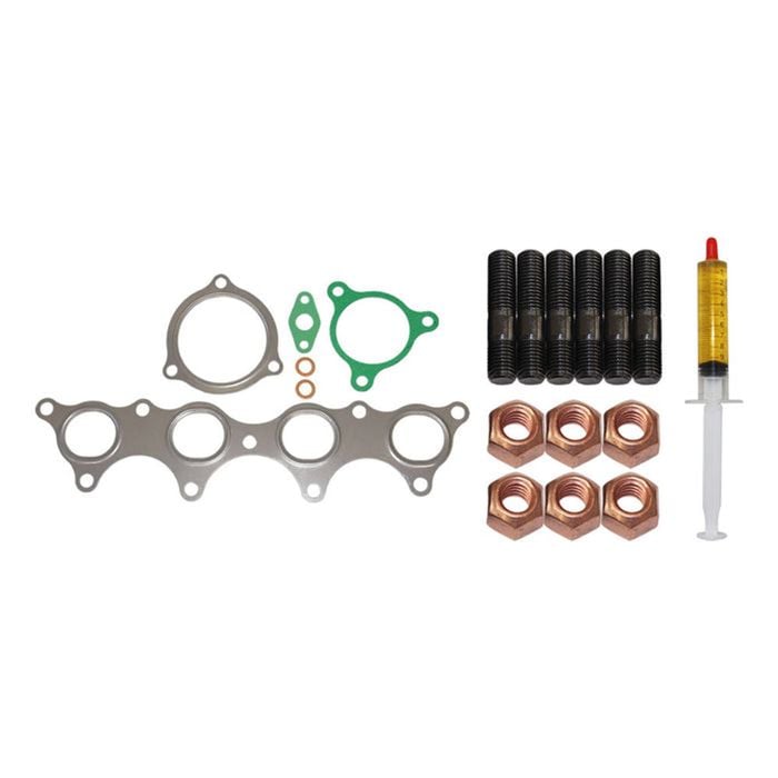 Turbo Charger Installation Stud, Gasket & Lubricant Kit For Hyundai Veloster 1.6l